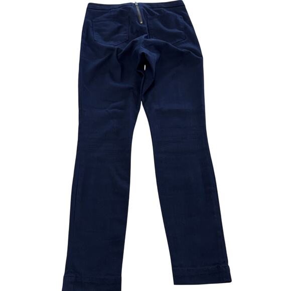 J.Crew Pants Womens 2 Blue Dannie Skinny‎ Ankle Zip Back High Rise Career - Picture 3 of 8
